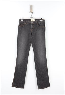 Moschino Slim Fit Low Waist Jeans in Dark Denim - 45