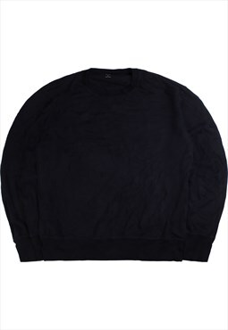 Vintage  Uniqlo Sweatshirt Crewneck Black XLarge