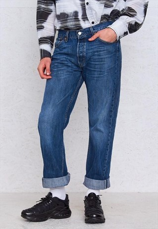 VINTAGE BLUE LEVI'S 501 FIT DENIM JEANS