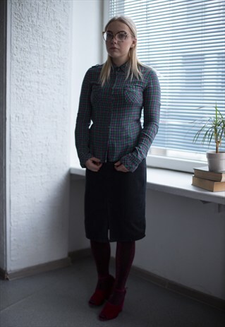 VINTAGE 90'S MULTI COLOUR TARTAN SHIRT
