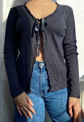 90'S KNOTTED CARDIGAN