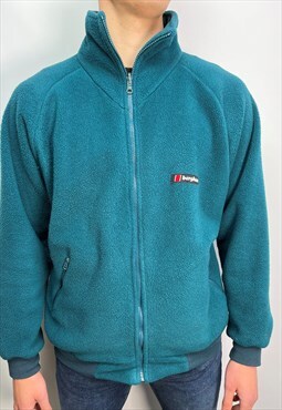 Vintage Berghaus Polartec fleece in turquoise (L)
