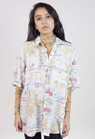 VINTAGE 90S PATTERNED SHIRT