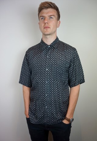 PURE SILK PATTERNED SHIRT