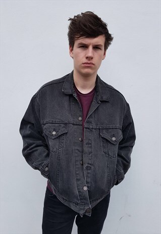 VINTAGE LEVI'S BLACK DENIM JACKET