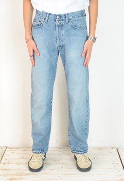 901 Short Vintage Men's W33 L32 Straight Leg Denim Jeans