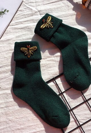 WINTER BEE SOCKS