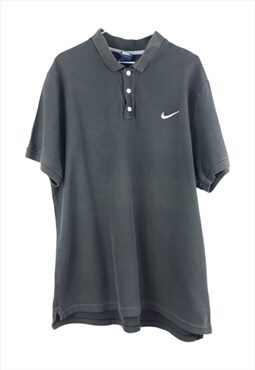 Vintage Nike PoloShirt in Black XXL