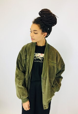 VINTAGE 80S OVERSIZED SUEDE JACKET