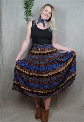 BLACK PATTERNED DRESS