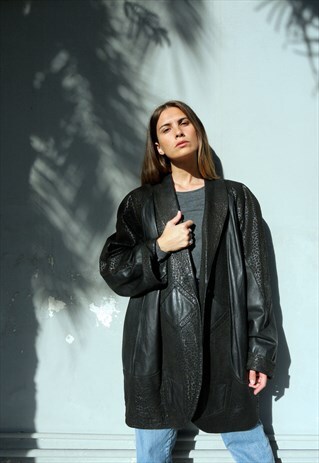VINTAGE 80S LEATHER JACKET