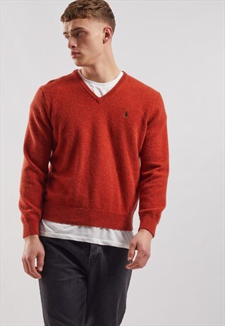 VINTAGE RALPH LAUREN V-NECK JUMPER