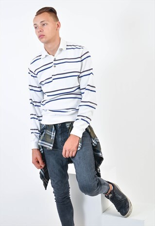 VINTAGE LONG SLEEVE POLO SHIRT