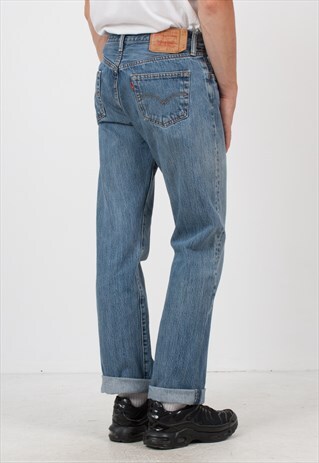 VINTAGE BLUE LEVI'S 501 FIT DENIM JEANS