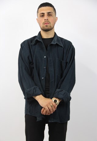 VINTAGE CORD BLUE SHIRT