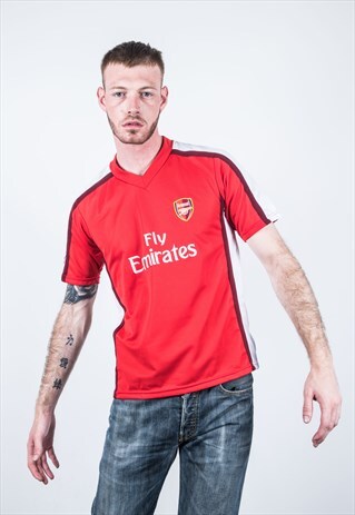 VINTAGE 1990S RED ARSENAL FOOTBALL SHIRT