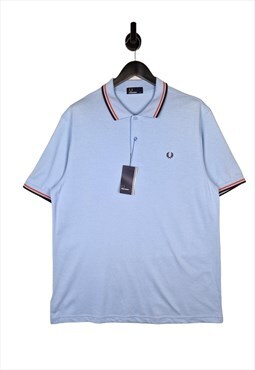 Deadstock Men's Fred Perry Twin Tipped Polo Shirt Size XL