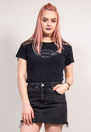90'S VINTAGE HARLEY DAVIDSON BLACK T-SHIRT
