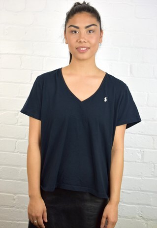 VINTAGE 90'S RALPH LAUREN V-NECK T-SHIRT