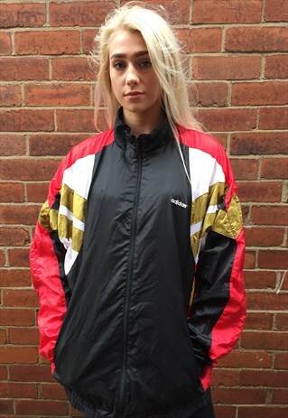 VINTAGE ADIDAS SHELL SUIT BOMBER JACKET