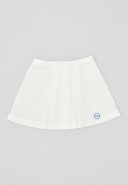 Vintage 90's Sergio Tacchini Mini Skirt White