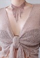 VINTAGE FAIRY GRUNGE GOTHIC BEADS NECKLACE