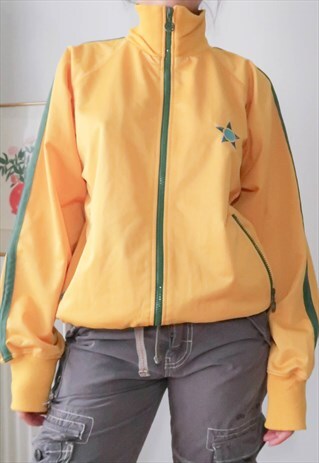 Y2K BLOKECORE BRAZIL TRACK JACKET