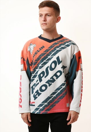 90S VINTAGE REPSOL HONDA MICHELIN COTTON SWEATSHIRT 16049