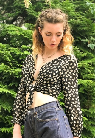 FLORAL CROP TOP