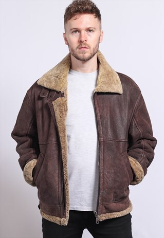 VINTAGE SUEDE AVIATOR JACKET