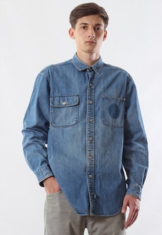 VINTAGE POLO RALPH LAUREN 60S 70S BLUE DENIM JEANS
