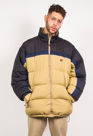 VINTAGE FILA PUFFER JACKET COAT