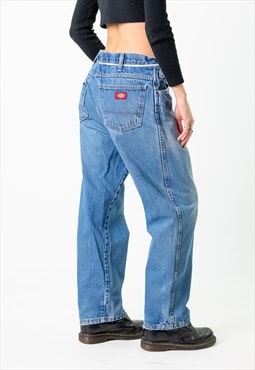 Blue Denim 90s Dickies  Cargo Skater Trousers Pants