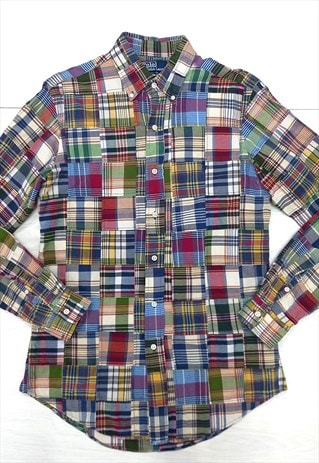 Shirt Multicoloured Patchwork Check Cotton