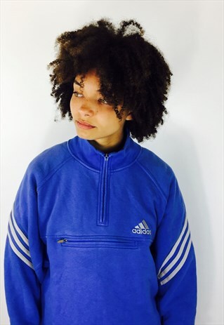 ADIDAS 1/3 ZIP SWEATSHIRT