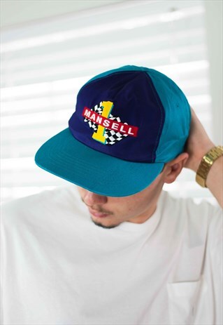 VINTAGE RACING CAP HAT LOGO 90S X 2.6