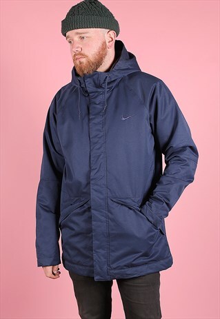 nike blue puffer jacket