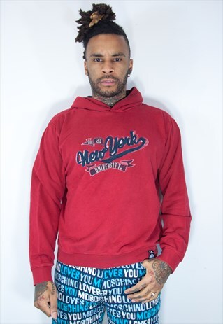 CHAMPION RED HOODIE