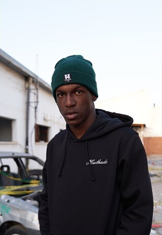 HANDMADE BEANIE HAT IN GREEN