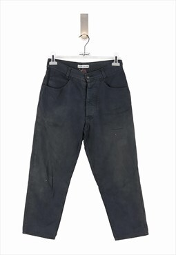 Stone Island 80s Regular Fit High Waist Jeans in Black - 44