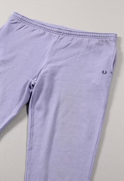 Vintage Fred Perry Joggers Purple Soft Lounge Trackies UK 18
