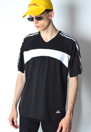 2003 BLACK ADIDAS SPORTS T-SHIRT