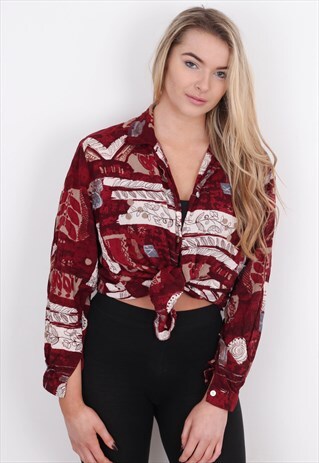 VINTAGE PATTERN SHIRT CVSS07