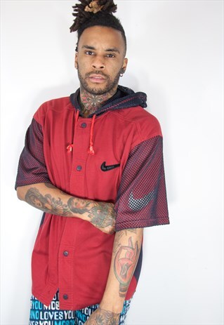 NIKE SHORTSLEEVE EMBROIDED HOODIE