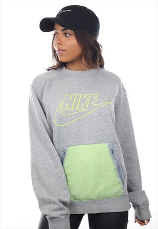 VINTAGE NIKE BIG LOGO SWEATSHIRT JUMPER