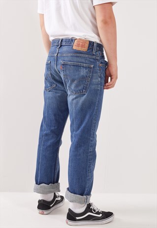 VINTAGE LEVIS 507 STRAIGHT LEG DENIM JEANS