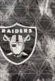 REEBOK NFL LA RAIDERS BLACK & SILVER FLEECE LINED HOODIE