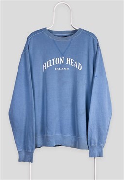 Vintage American Blue Sweatshirt Hilton Head Island XL
