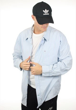 VINTAGE TOMMY HILFIGER LONG SLEEVE STRIPED SHIRT