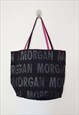 y2k Morgan De Toi monogram tote bag black